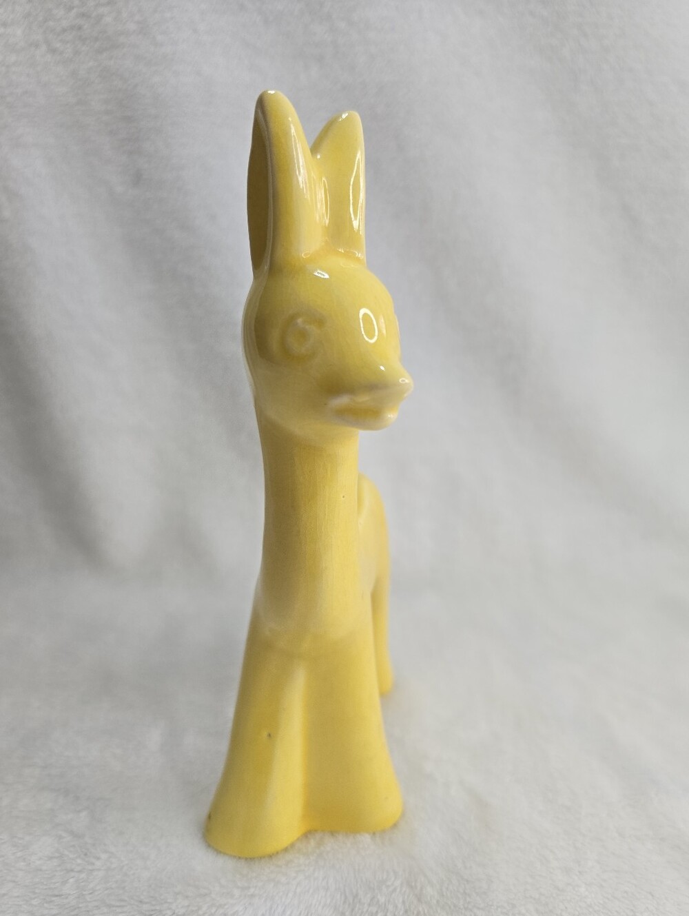 Vintage Yellow Shawnee Pottery Deer Succulent Planter Whimsy - Picture 3 of 7